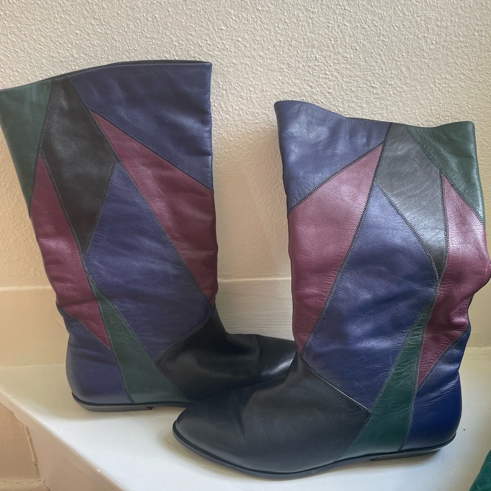 Vintage Leather Boots - Picture 4 of 6
